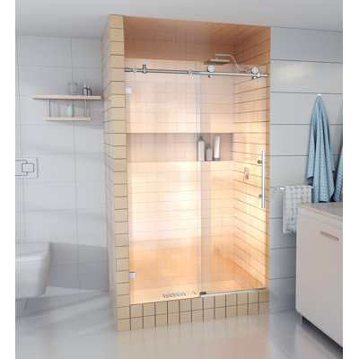 Eclipse 48 - 52 in. x 78 in. Fully Frameless Sliding Shower Door