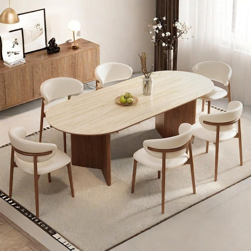 Ensemble de table à manger et de chaises durables., H 29,52 po x L 62,99 po x l 31,49 po