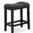 Set Of 2 Button Tufted Counter Height Saddle Stool-706407697