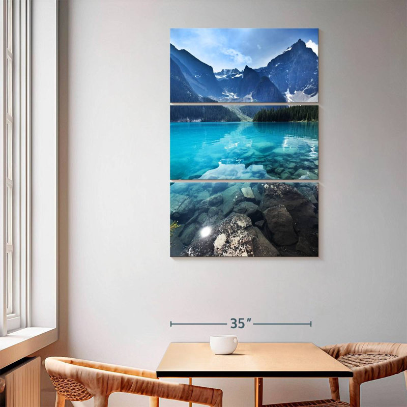Alvord Alberta Lakeside Mountains, H 65 po x l 42 po