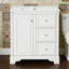 Meuble-lavabo avec lavabo, 3 tiroirs et tablettes réglables-990530429