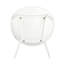 2 Accent Chair Elements , Clean Lines Contemporary Style, Sun And Water , Polypropylene Resin, 25.98" Width, Assembly Tools Included In White, Modern Minimal Sunlight Blend, 26.06 Depth,