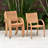 Anautica 7 Piece Teak Finish Outdoor Furniture Dining Set