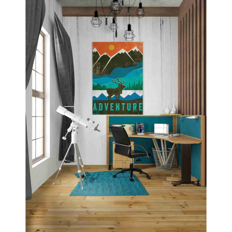 «Big Sky I» par Michael Mullan, art mural sur toile, H 40 po x l 26 po x P 1,5 po, Toile tendue, Aucun mat