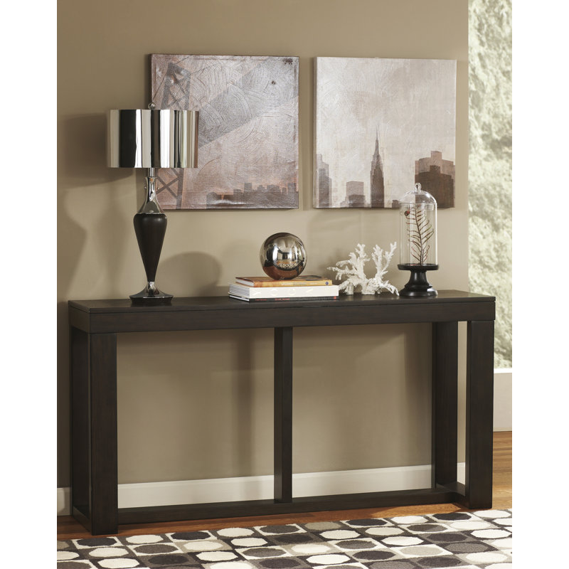 Esmont 64'' Console Table, Dark Brown