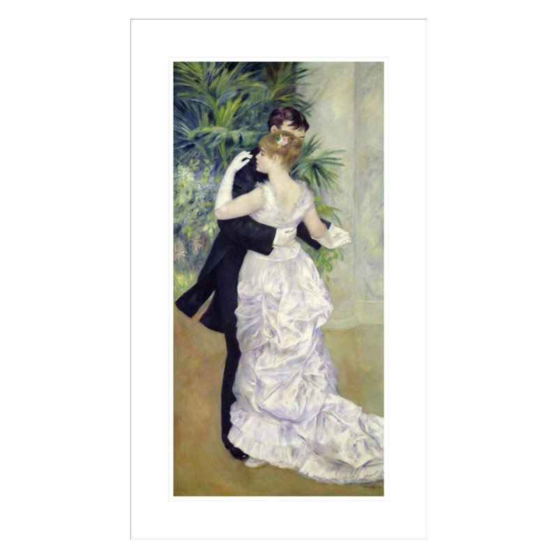 «Dance in the City» par Pierre-Auguste Renoir, impression giclée encadrée, H 29,5 po x l 17,63 po