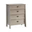 Farmhouse 4-Drawer Chest, Grey Finish
