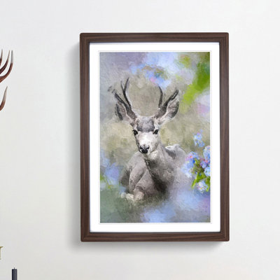 Resting Deer - Framed Print