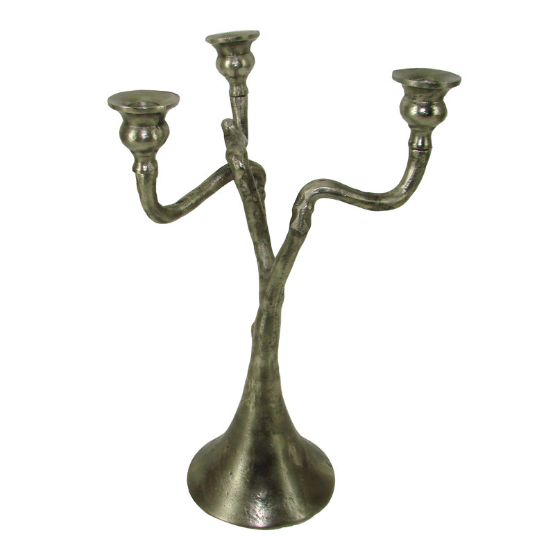 17.5'' H Metal Tabletop Candelabra