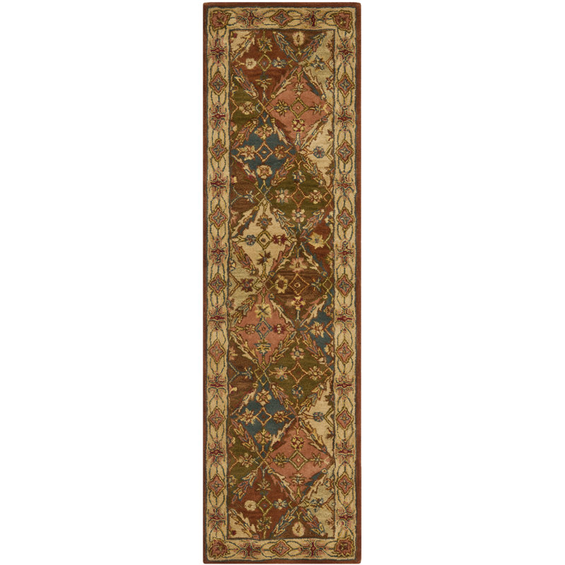 Hebron Hand Tufted Wool Oriental Rug, Runner 2'3" x 20'