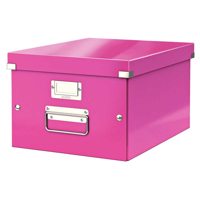Leitz Decorative Bin, 28.1cm H x 20cm W x 37cm D, Pink