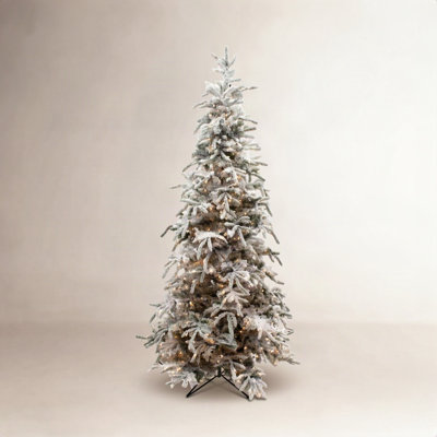 Lighted Artificial Balsam Fir Christmas Tree