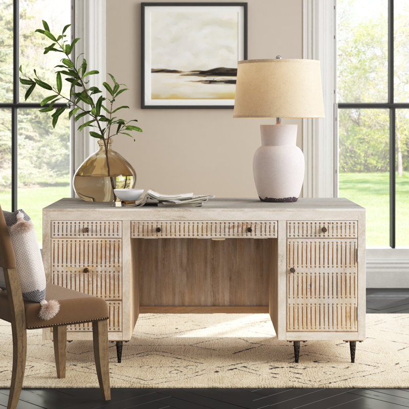 Ivona Solid Wood Solid Wood Executive Desk
