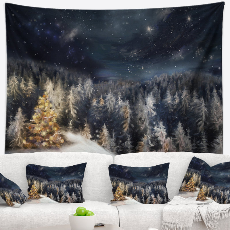 Tapisserie d'arbre de Noël Schafer, H 50 po x l 60 po