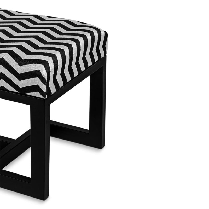Eichael Velvet Upholstered Bench, H45 x W110 x D40cm