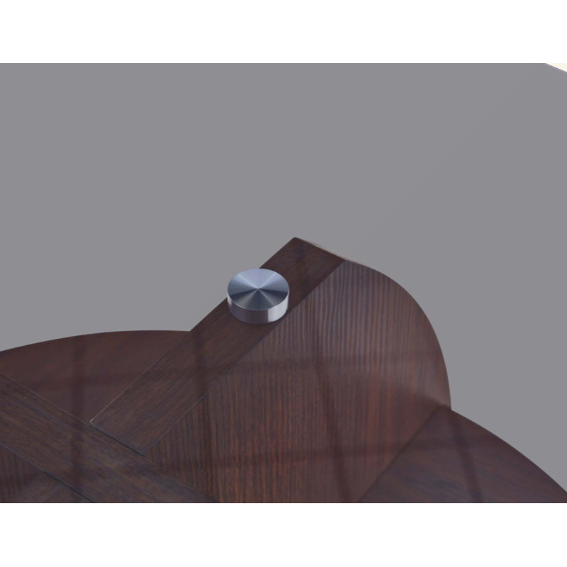 Table basse créative à structure croisée avec plateau en verre trempé et rangement en éventail. Parfait pour les salons, comme table basse ou table d'appoint. Idéal pour les petits espaces.