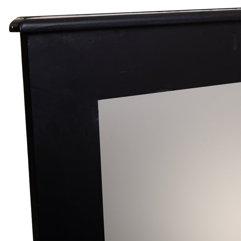 Blountville Wood Flat Wall Mirror