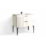 Avila 36" W Freestanding Single Bathroom Vanity with Dean Leg