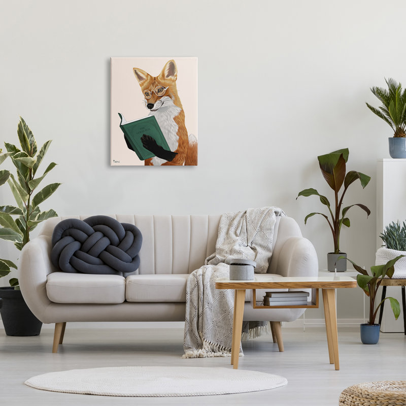 «Wild Fox» par Tara Royle, H 30 po x l 24 po x P 1,5 po