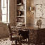 Applique murale 1 lumière Meridian en laiton naturel-1587302661-1587302662