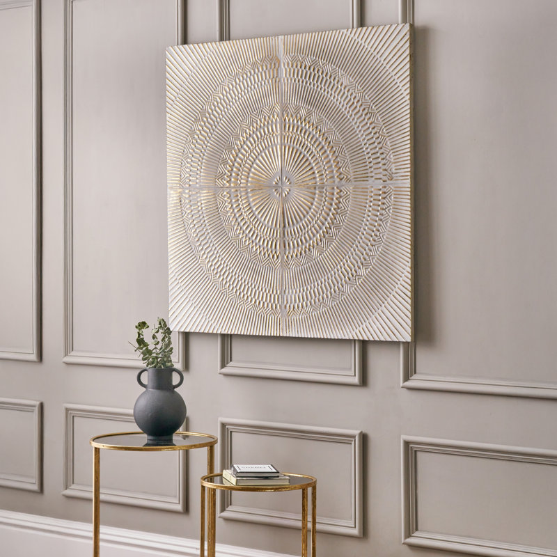 Boho Abstract Wall Decor on Metal