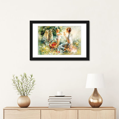 « pique-nique », impression sur toile