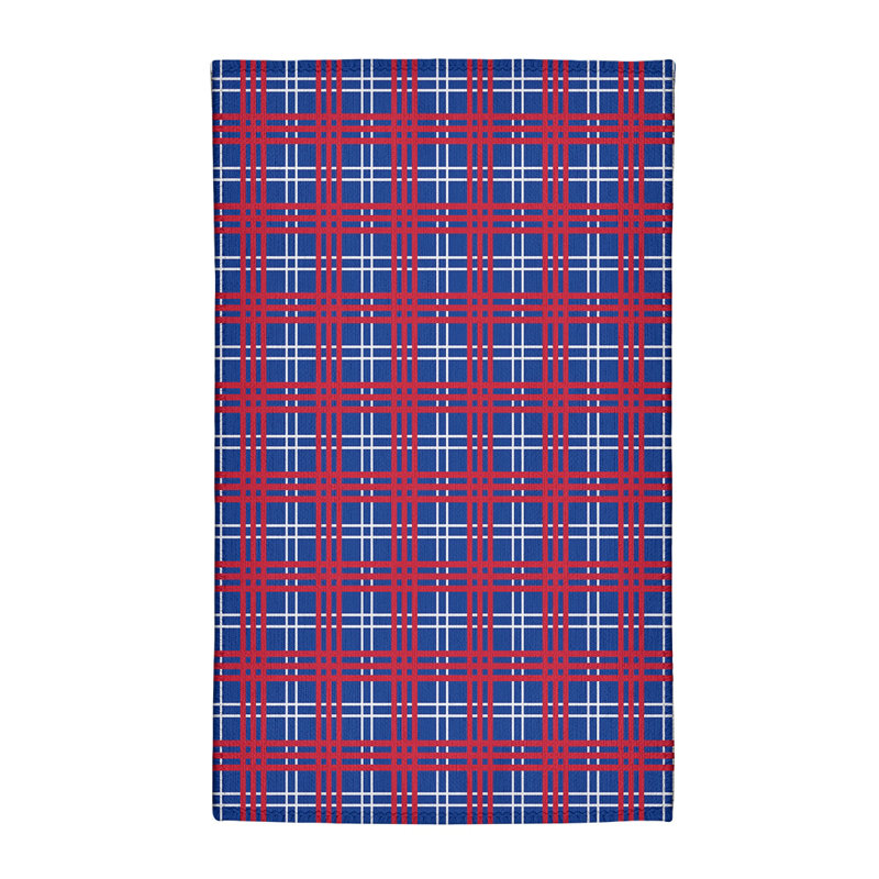 Tapis à carreaux bleu, Rectangle 2 pi x 3 pi