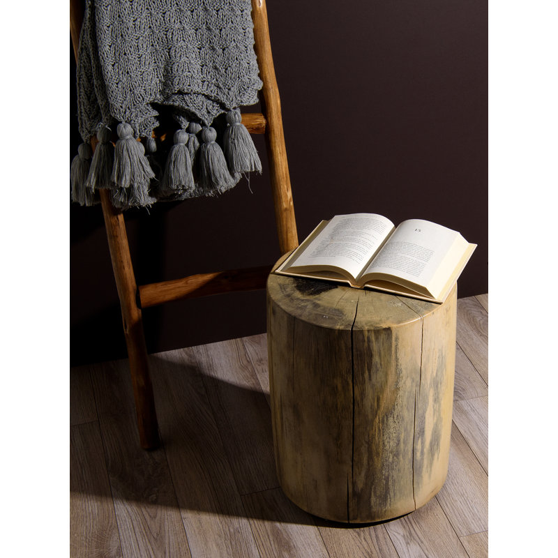 Tabouret décoratif en bois Maymie