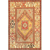 One-of-a-Kind 5'7" X 8'9" 2010s Wool Area Rug in