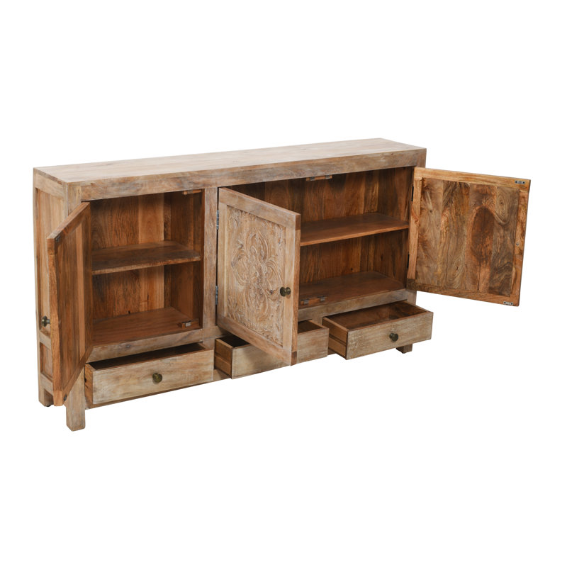 Macintyre Solid Wood Accent Cabinet