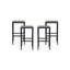 Tabouret de bar d'extérieur moderne-356201867-291559899
