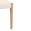 Chaise d'appoint en chêne massif H 32,5 po Hamish-1850468344