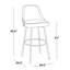 Tabouret de bar contemporain à hauteur fixe avec pivot-134319032