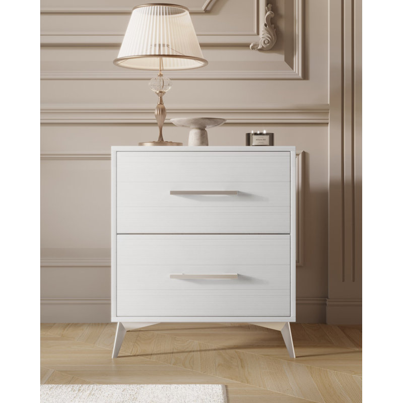 Table de chevet 2 tiroirs Blus
