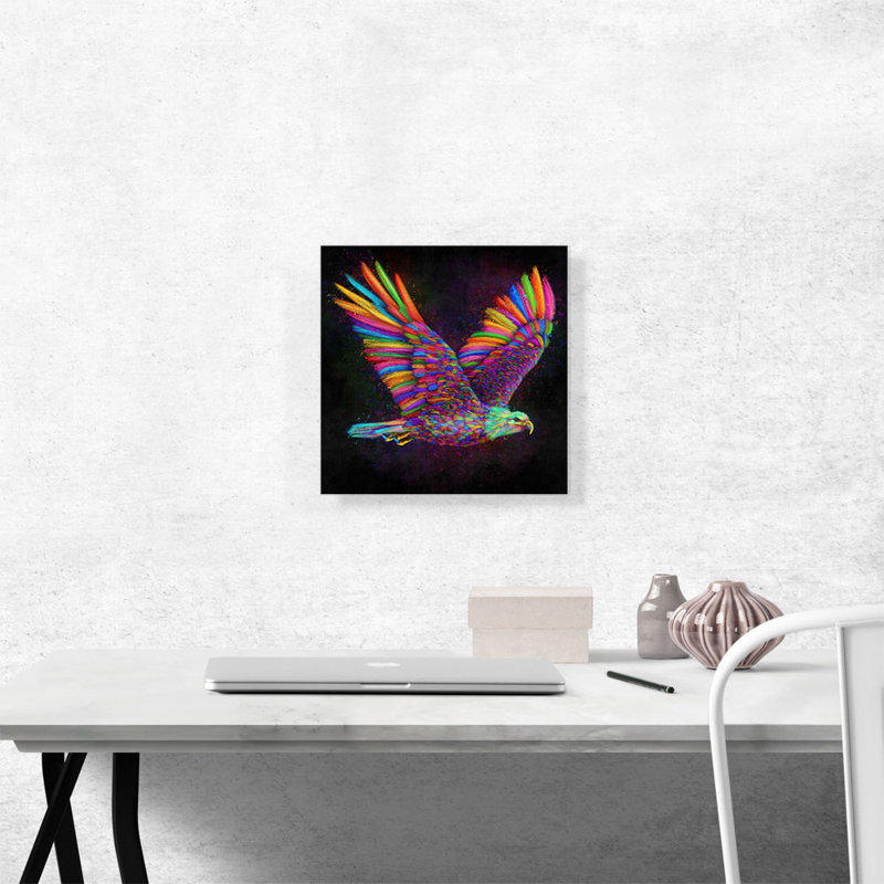 " Bald Headed Eagle Bird ", 12" H x 12" W x 0.75" D