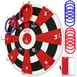 Jeu de fléchettes et jeu d'anneaux