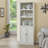 Bookshelf with USB Port and 3 Open Shelves-1009672349
