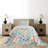 Coastal Polyester Geometric Shapes Coverlet-41888893