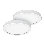 Plafonnier rond à DEL mince de 7,5 po KODA (paquet de 2) de couleur blanche réglable