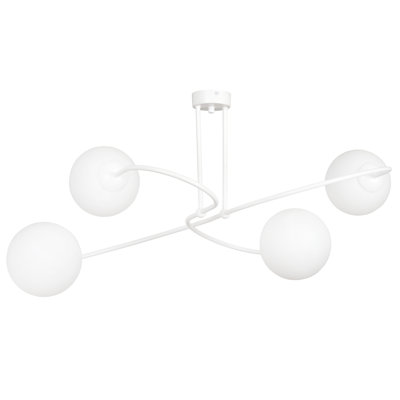 Faro Glass Semi Flush Mount