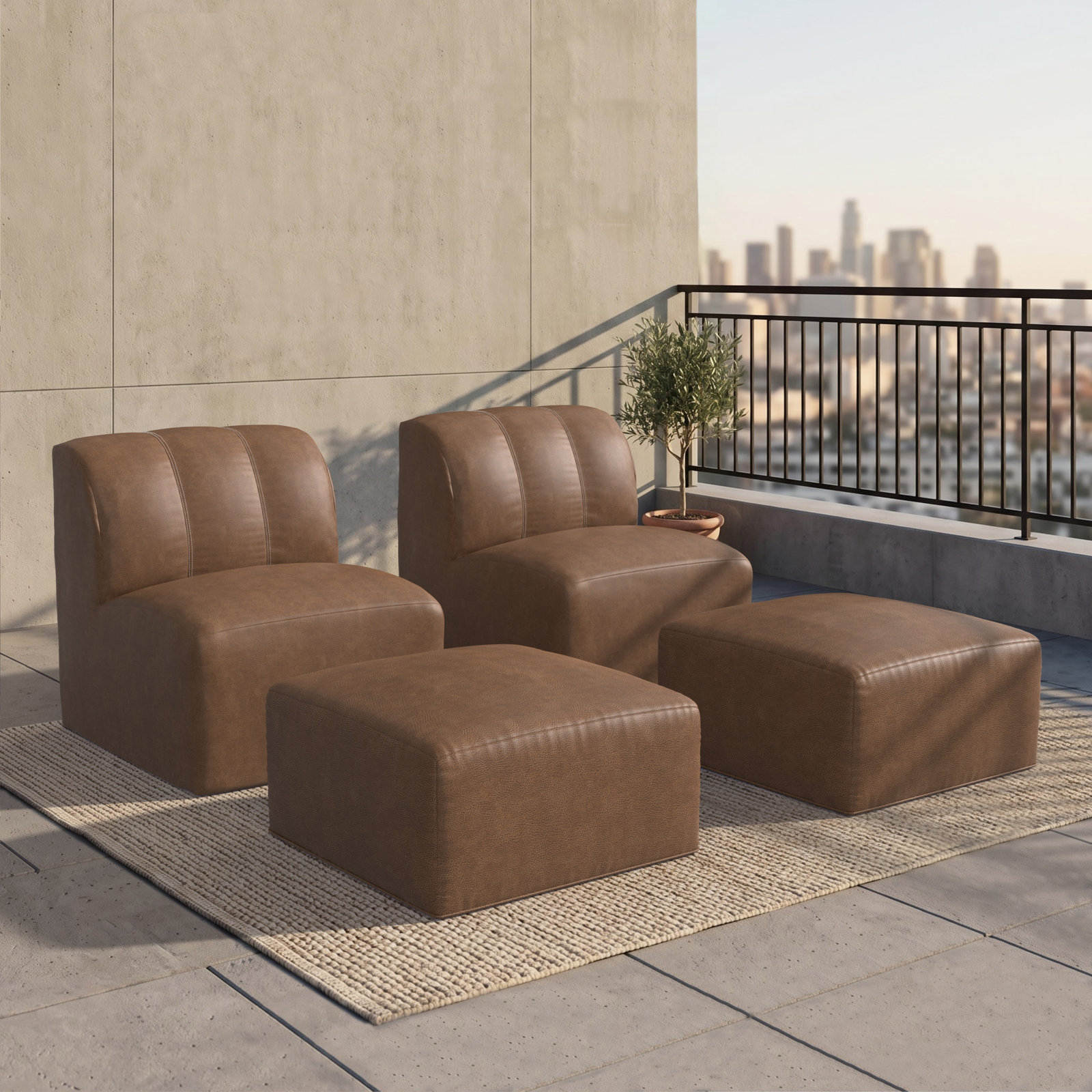 Praia 56" Patio Sectional