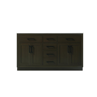 Meuble-lavabo double 60 po Ahner