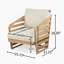 Ensemble de 2 fauteuils club d'extérieur