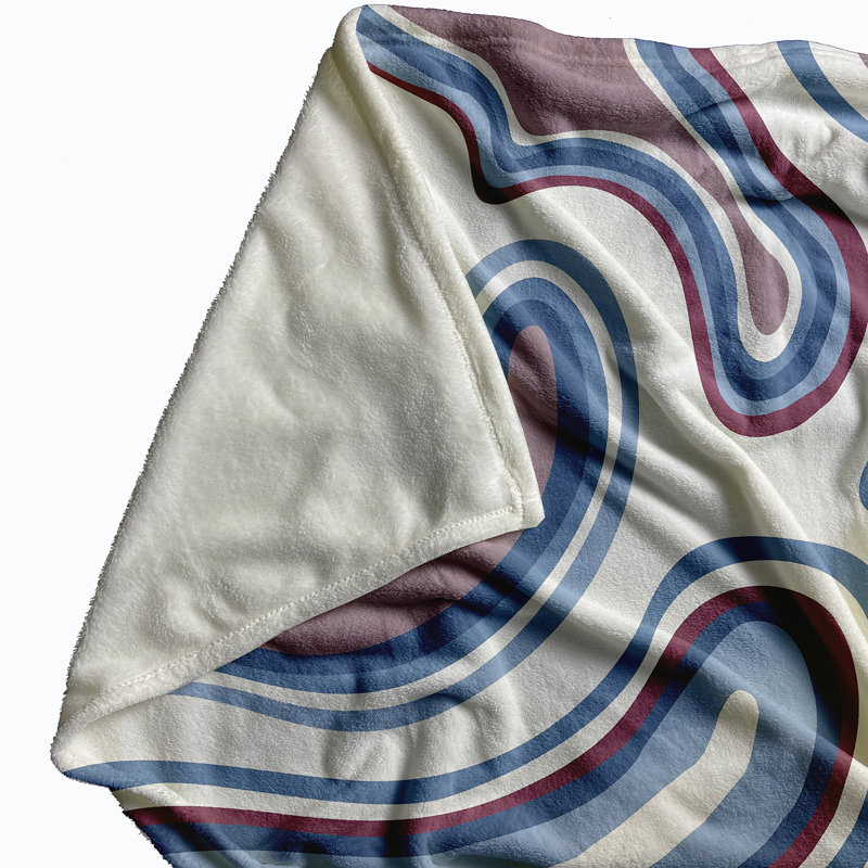 Brathwaite Plain Weave / Muslin Throw Blanket, Purple