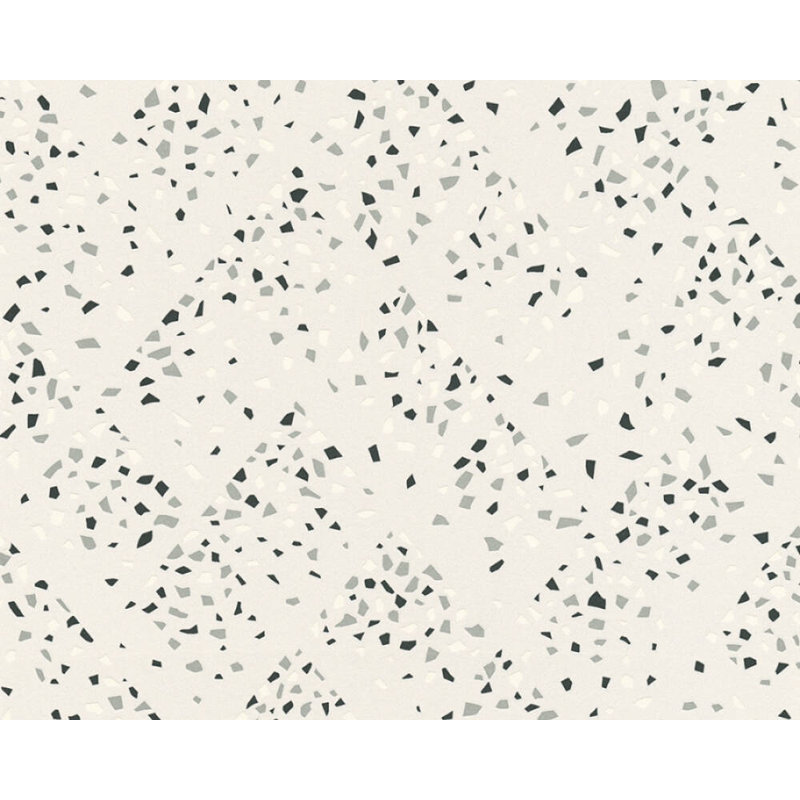 Rouleau de papier peint texturé L 21 pi x l 33 po, Vert/blanc