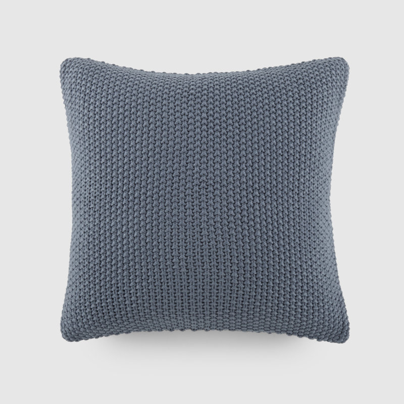 Seed Stitch Knit Acrylic Decor Throw Pillow, Stone