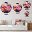 Daleigh - Horloge murale florale-658455644
