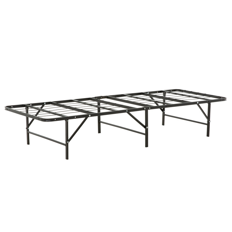 Support de lit plateforme en métal - base de matelas pratique pour la chambre à coucher, configuration, Lit simple