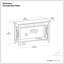 Kitchener 47"W Solid Wood Contemporary Sofa Table with 2 Drawers, Bottom Shelf and X-Design Side Panels-1096573762