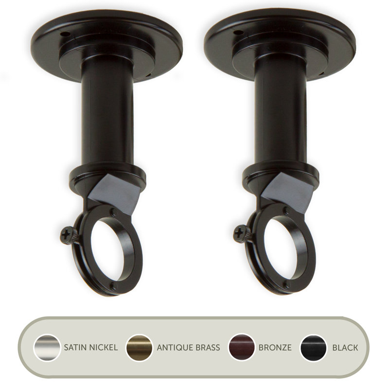 Harva Steel Mounting Bracket, Black